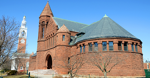 Image of a historic library